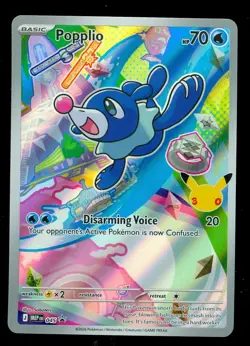 Pokemon POPPLIO MEP 045 Ascended Heroes - 1st Partner FULL ART PROMO - Card A - Image 1