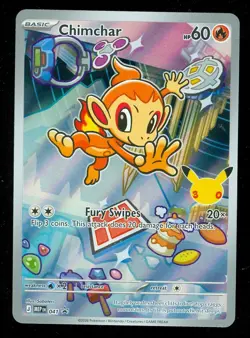 Pokemon CHIMCHAR MEP 041 Ascended Heroes - 1st Partner FULL ART PROMO - Card B - Image 1