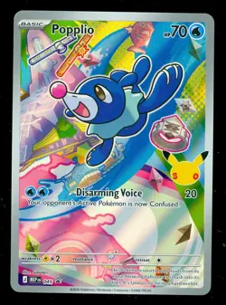 Pokemon POPPLIO MEP 045 Ascended Heroes - 1st Partner FULL ART PROMO - Card B - Image 1