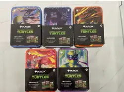 Magic The Gathering Teenage Mutant Ninja Turtles Tins Set Of 5 - Image 1