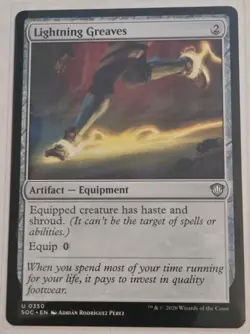 Lightning Greaves Commander: Secrets of Strixhaven Regular - Image 1