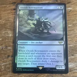 Wizards of the Coast Orcish Bowmasters Universes Beyond Rare Black 104 - Image 1