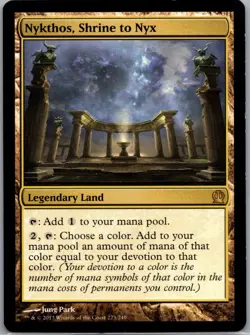 Nykthos, Shrine to Nyx [THS - 223] - MP [Normal] TCG MTG - Image 1