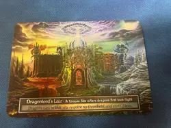Dragonlord's Lair FOIL - Sorcery Contested Realm - Dragonlord - Image 1