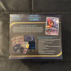 Pokemon TCG Phantasmal Flames Pokemon Center Exclusive ETB Elite Trainer Box - Image 2