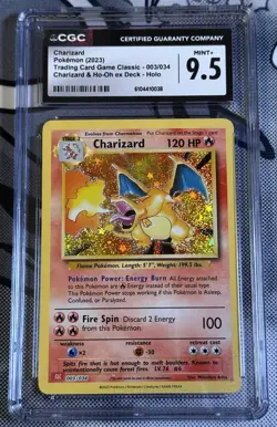 Pokemon Charizard Celebrations Classic Coll. Base Set Holo Rare #4 CGC 9.5 - Image 1
