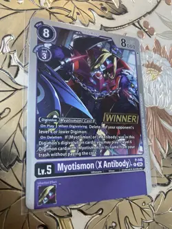 Digimon Card Game Myotismon (X Antibody) Winner Promo Foil P-145 - Image 1