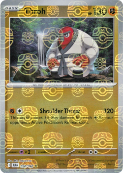 Pokemon TCG Black Bolt: Throh (Masterball Reverse Holo) #050/086 - Near Mint - Image 1