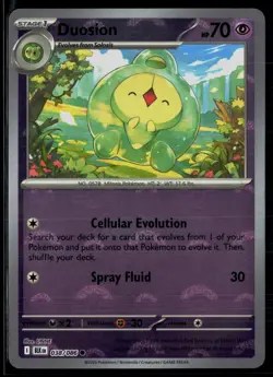 Duosion 038/086 Black Bolt Reverse Holo POKEBALL Common Pokemon - Image 1