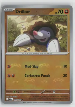 Drilbur 045/086 Master Ball Black Bolt Pokemon NM - Image 1
