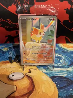 Fennekin 080 Chaos Rising Pokemon Center Stamped Promo Sealed - Image 1