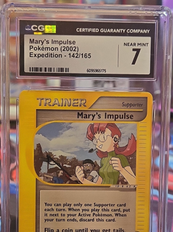 Pokemon TCG Mary's Impulse Expedition 142/165 Trainer Nintendo 2002 CGC 7 - Image 1