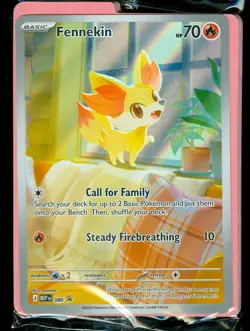 Pokemon FENNEKIN MEP 080- Chaos Rising - ILLUSTRATION RARE PROMO - Sealed - Image 1