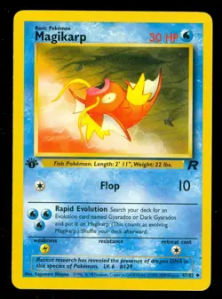 Pokemon MAGIKARP 47/82 - 1st Edition Team Rocket - - NEAR MINT/MINT - Image 1