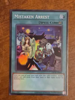 Mistaken Arrest OP29-EN009 Super Rare Yugioh OTS Tournament Pack 29 Unlimited NM - Image 1