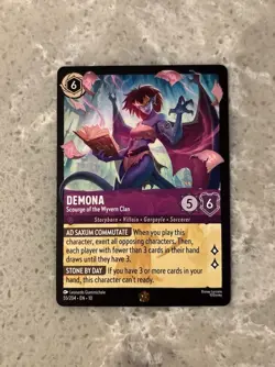 Disney Lorcana Whispers In The Well Demona Scourge of the Wyvern Clan Nonfoil - Image 1
