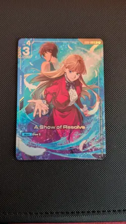 Gundam Card Game - GD01-100 A Show of Resolve - PR - Image 1