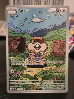 Pokemon TCG White Flare Patrat 152/086 illustration Rare Card N Mint - Image 1