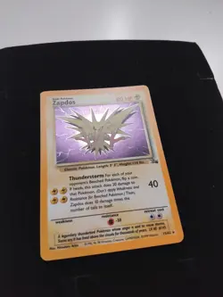 LP Pokemon TCG - Zapdos - 15/62 - Fossil - Holo card - Image 2