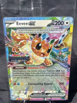 Eevee ex - (Prismatic Evolutions Stamp) 075/131 Miscellaneous Cards &... - Image 1