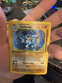 Machamp 008/102 Deck Exclusives Holo 1st Edition Pokemon Card - Image 1
