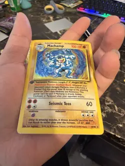 Machamp 008/102 Deck Exclusives Holo 1st Edition Pokemon Card - Image 2