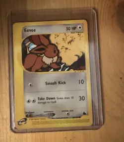 Pokemon Eevee 54/144 Skyridge Common e-Card Regular 50 HP Basic ENG - Image 1