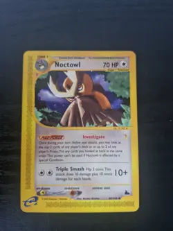 Noctowl 40/144 Skyridge Non Holo Pokemon Card - Image 1