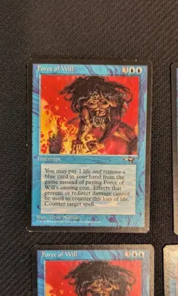 MTG - Force of Will - Alliances - LP - x4 - playset - Image 2