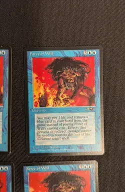 MTG - Force of Will - Alliances - LP - x4 - playset - Image 3