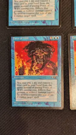 MTG - Force of Will - Alliances - LP - x4 - playset - Image 4