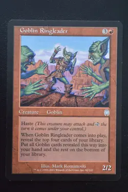 Magic The Gathering MTG GOBLIN RINGLEADER Apocalypse LP Lightly Played - Image 1