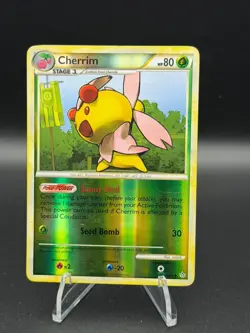 Cherrim 28/95 Uncommon HGSS Unleashed Pokemon Reverse Holo Moderately Played - Image 1