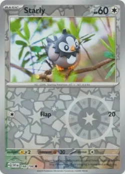 Starly 148/198 Reverse Holo Scarlet & Violet SV1 Pokemon Card - NM - Image 1