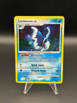 Lumineon 4/100 Holo Rare Stormfront Pokemon Holo Damaged - Image 1