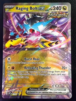 Raging Bolt ex 145 Sv: Scarlet & Violet Promo Cards Holo - NM - Pokemon TCG - Image 1