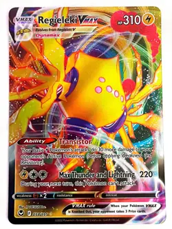 Regieleki VMAX 058/195 Swsh12 - Silver Tempest Holo - NM - Pokemon TCG - Image 1