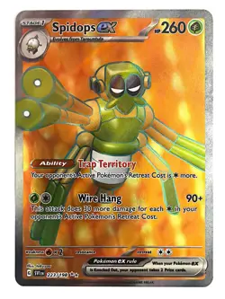 Spidops ex 223/198 SV01: S&V Base Set Holo - NM - Pokemon TCG - SKUA012 - Image 1