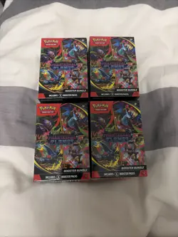4x Pokemon TCG Phantasmal Flames Booster Bundle Boxes (24 Packs Total) - Image 1
