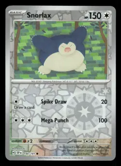 Snorlax 144/191 C Surging Sparks Reverse Holo NM/M Pokemon - Image 1