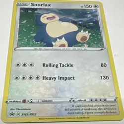 The Pokemon Company Snorlax SWSH032 Sword & Shield Promo Holo Basic 150 HP Eng - Image 2