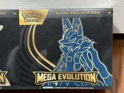 Pokemon TCG Mega Evolution Pokemon Elite Trainer Box ETB Set of 2 Sealed - Image 2
