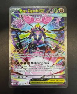 Pokemon TCG Mega Zygarde EX Full Art Holo Secret Rare Perfect Order 120/088 EN - Image 1