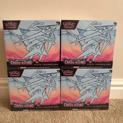 4x Pokemon TCG Chaos Rising Pokemon Center Elite Trainer Box ETB 🔥 SEALED ✅ - Image 1