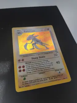 LP HOLO Pokemon Kabutops 9/62 Fossil Set Holo Unlimited - Image 1