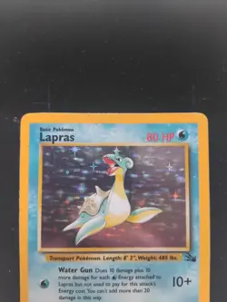 LP Pokemon TCG Lapras 10/62 Holo Rare Fossil - Image 3