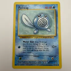 Pokemon TCG Poliwag Base Set 59/102 Vintage WOTC NM - Image 1