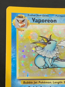 1999 Vaporeon 12/64 Jungle Pokemon Vintage Holo - Image 4