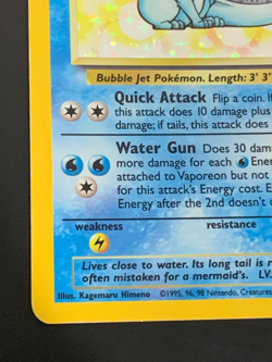 1999 Vaporeon 12/64 Jungle Pokemon Vintage Holo - Image 5