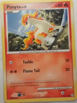 Ponyta Diamond & Pearl Pokemon TCG 94/130 Common MP - Image 1